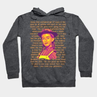 Anne of Green Gables Portrait and Quote Hoodie